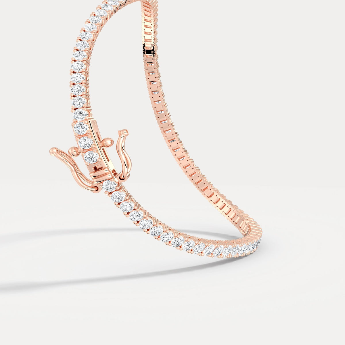 3 Carat Lab - Grown Diamond Tennis Bracelet in 14K Gold/Platinum – Classic & Timeless - Bracelets