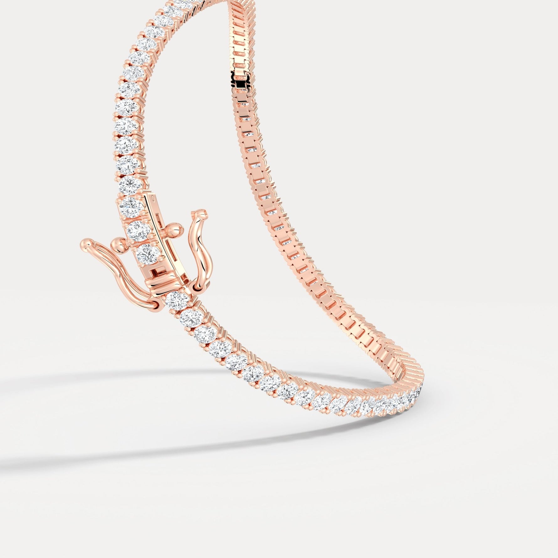 3 Carat Lab - Grown Diamond Tennis Bracelet in 14K Gold/Platinum – Classic & Timeless - Bracelets