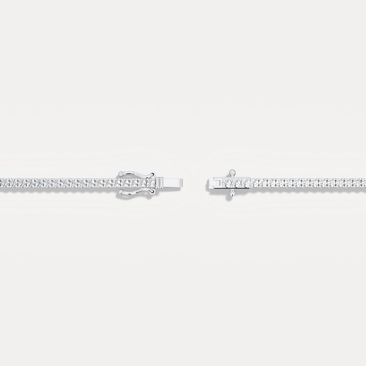 3 Carat Lab - Grown Diamond Tennis Bracelet in 14K Gold/Platinum – Classic & Timeless - Bracelets