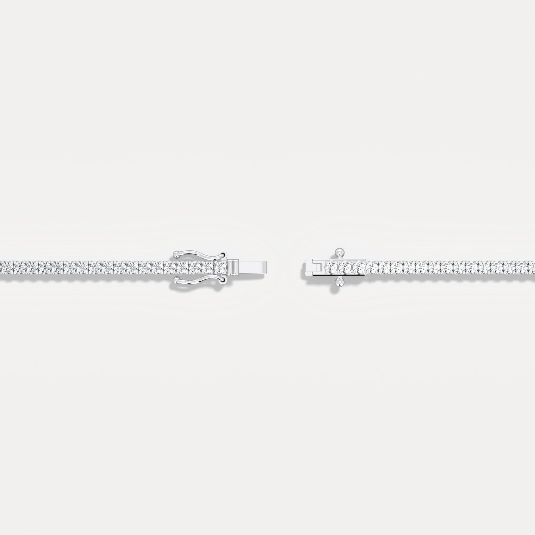 3 Carat Lab - Grown Diamond Tennis Bracelet in 14K Gold/Platinum – Classic & Timeless - Bracelets