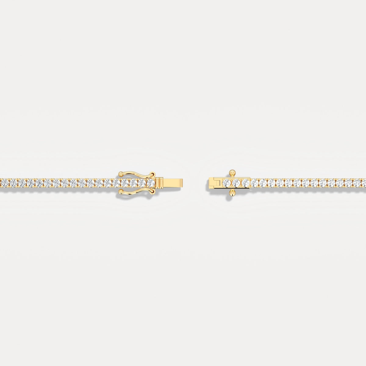 3 Carat Lab - Grown Diamond Tennis Bracelet in 14K Gold/Platinum – Classic & Timeless - Bracelets