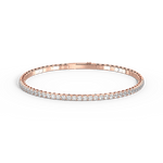 2.4CTW Lab - grown Diamond Ice Cube Flexible Tennis Bracelet - Bracelets