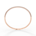 2.4CTW Lab - grown Diamond Ice Cube Flexible Tennis Bracelet - Bracelets