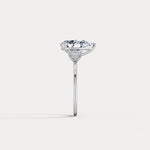 Juliette丨2CT Pear Cut Lab Grown Diamond Cluster Ring with Round Accents in 14K Gold/Platinum - Rings
