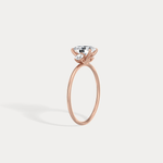 Olivia丨1CT Three - Stone Lotus - Inspired Lab - grown Diamond Engagement Ring - Rings