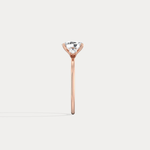 Olivia丨1CT Three - Stone Lotus - Inspired Lab - grown Diamond Engagement Ring - Rings