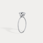 Olivia丨1CT Three - Stone Lotus - Inspired Lab - grown Diamond Engagement Ring - Rings
