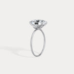 Olivia丨3CT Three - Stone Lotus - Inspired Lab - grown Diamond Engagement Ring - Rings