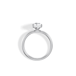 Nyla丨14K Solid Gold 1CT Solitaire Lab - Grown Diamond Bezel Engagement Ring - Rings