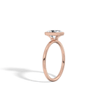 Nyla丨14K Solid Gold 1CT Solitaire Lab - Grown Diamond Bezel Engagement Ring - Rings