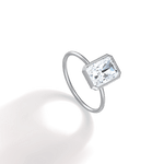 Nyla丨14K Solid Gold 2CT Solitaire Lab - Grown Diamond Bezel Engagement Ring - Rings