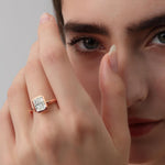 Nyla丨14K Solid Gold 2CT Solitaire Lab - Grown Diamond Bezel Engagement Ring - Rings