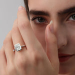 Nyla丨14K Solid Gold 2CT Solitaire Lab - Grown Diamond Bezel Engagement Ring - Rings