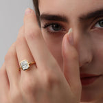Nyla丨14K Solid Gold 2CT Solitaire Lab - Grown Diamond Bezel Engagement Ring - Rings