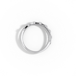 14K Solid Gold Crisscross Lab - Grown Diamond Ring - Rings