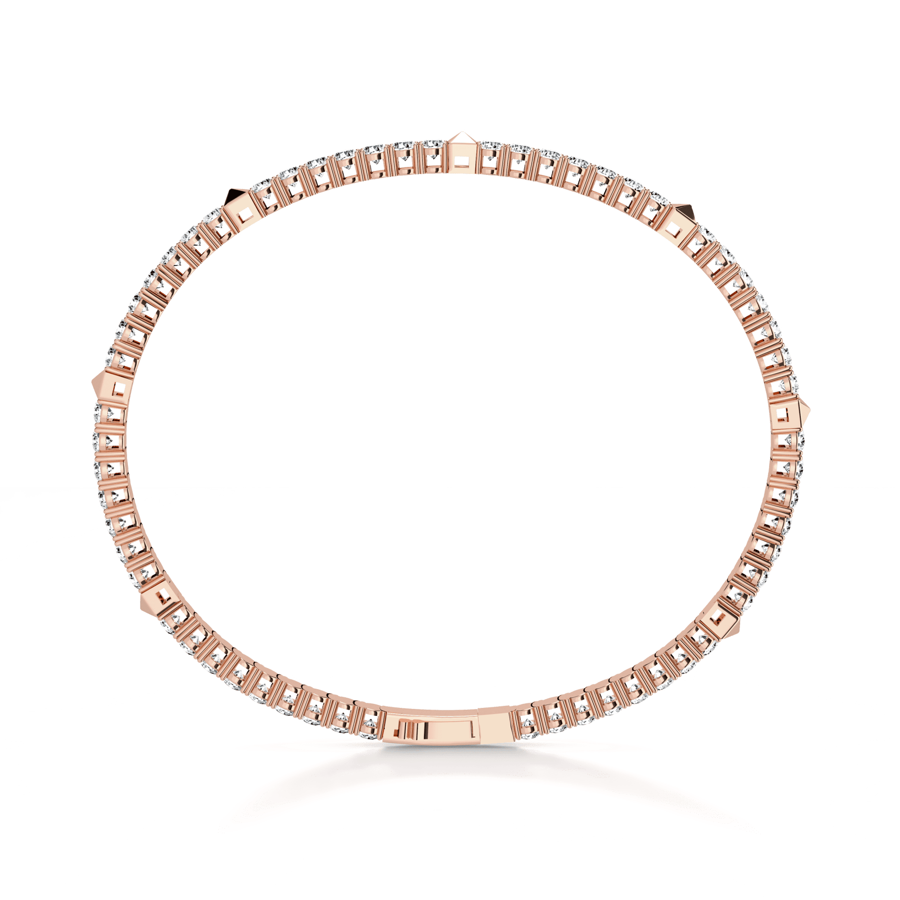 4.30CTW Lab - grown Diamond Flexible Tennis Bracelets - Bracelets