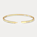 2.4CTW Lab - grown Diamond Ice Cube Flexible Bracelet In 14K Solid Gold - Bracelets