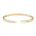 2.4CTW DEW Moissanite Cube Ice Flex Tennis Bracelet in Sterling Silver - Bracelets