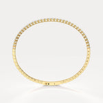 2.4CTW Lab - grown Diamond Ice Cube Flexible Bracelet In 14K Solid Gold - Bracelets