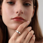 14K Gold Plated Eternity Wedding Band - 