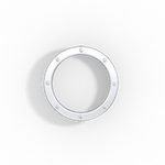 14K Gold Plated Eternity Wedding Band - 