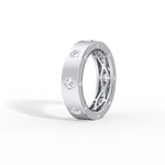 14K Gold Plated Eternity Wedding Band - 