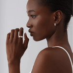 Lab Created Diamond Four - leaf Clover Ring in 14K Solid Gold - Rings