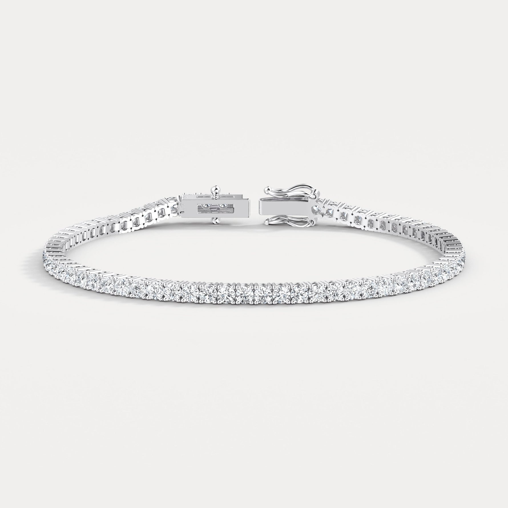 5Carat Lab - Grown Diamond Tennis Bracelet in 14K Gold/Platinum – Classic & Timeless - Bracelets