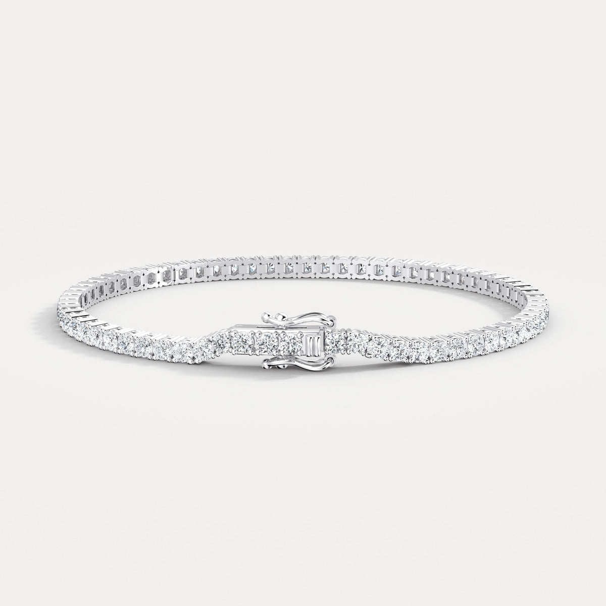 5Carat Lab - Grown Diamond Tennis Bracelet in 14K Gold/Platinum – Classic & Timeless - Bracelets