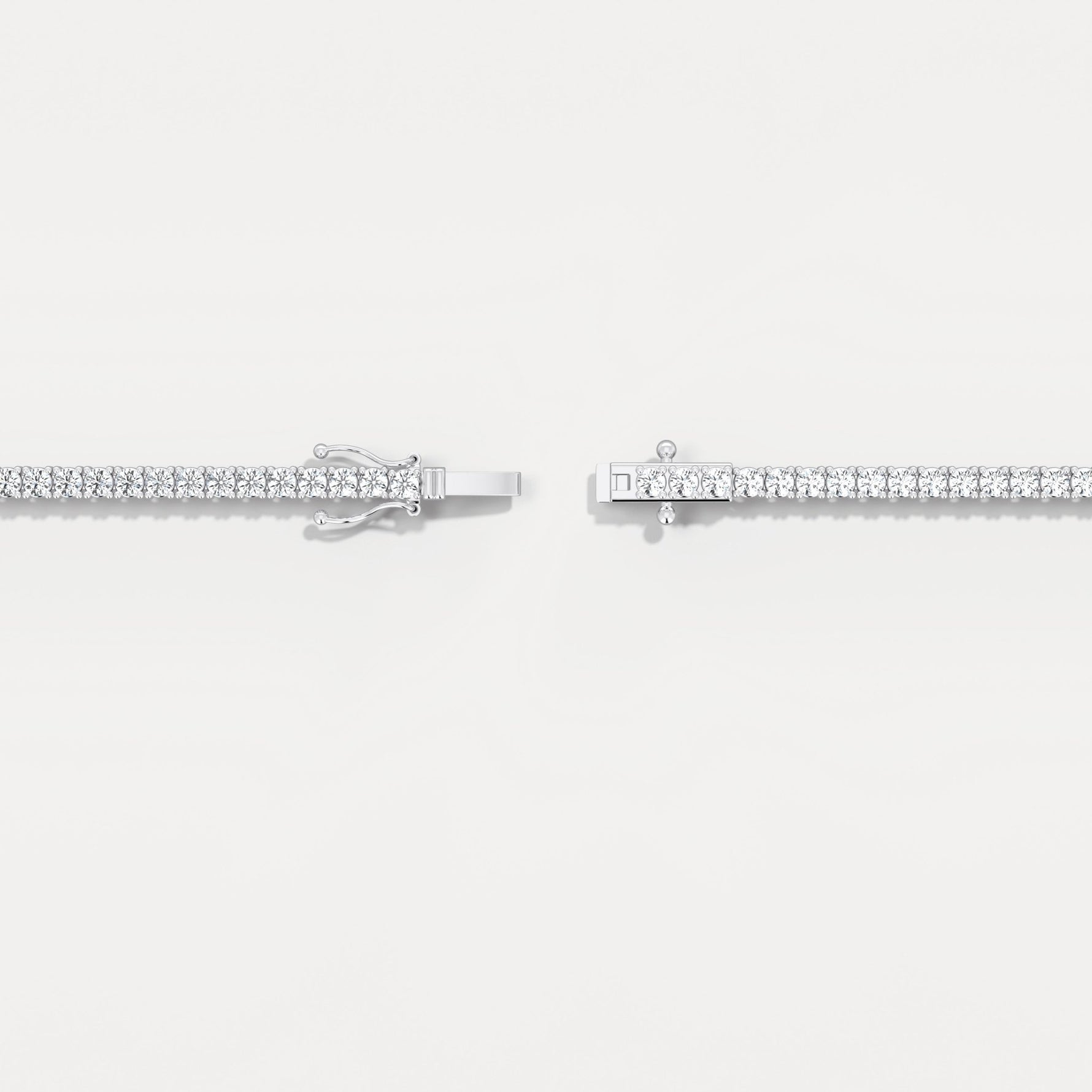 5Carat Lab - Grown Diamond Tennis Bracelet in 14K Gold/Platinum – Classic & Timeless - Bracelets