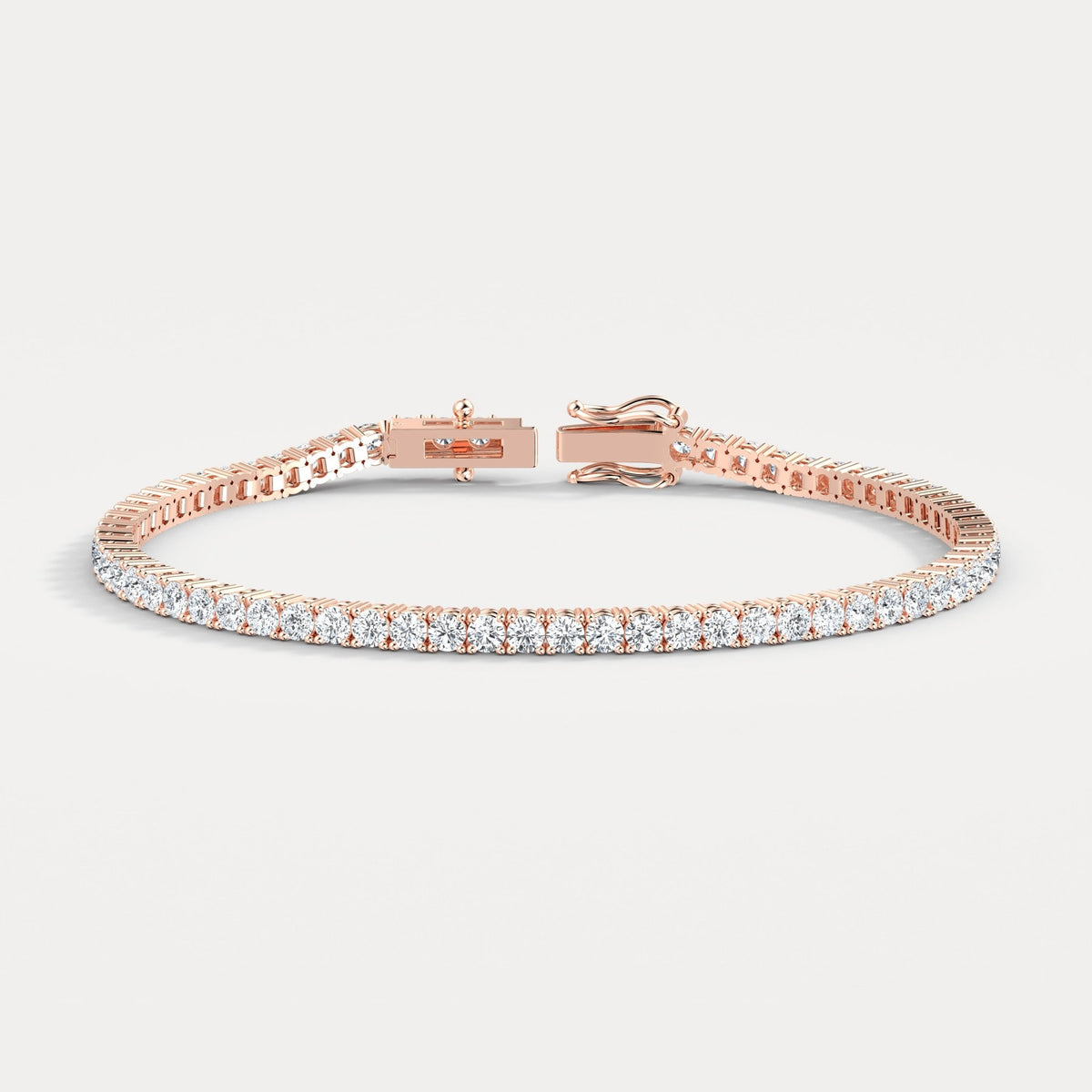 5Carat Lab - Grown Diamond Tennis Bracelet in 14K Gold/Platinum – Classic & Timeless - Bracelets