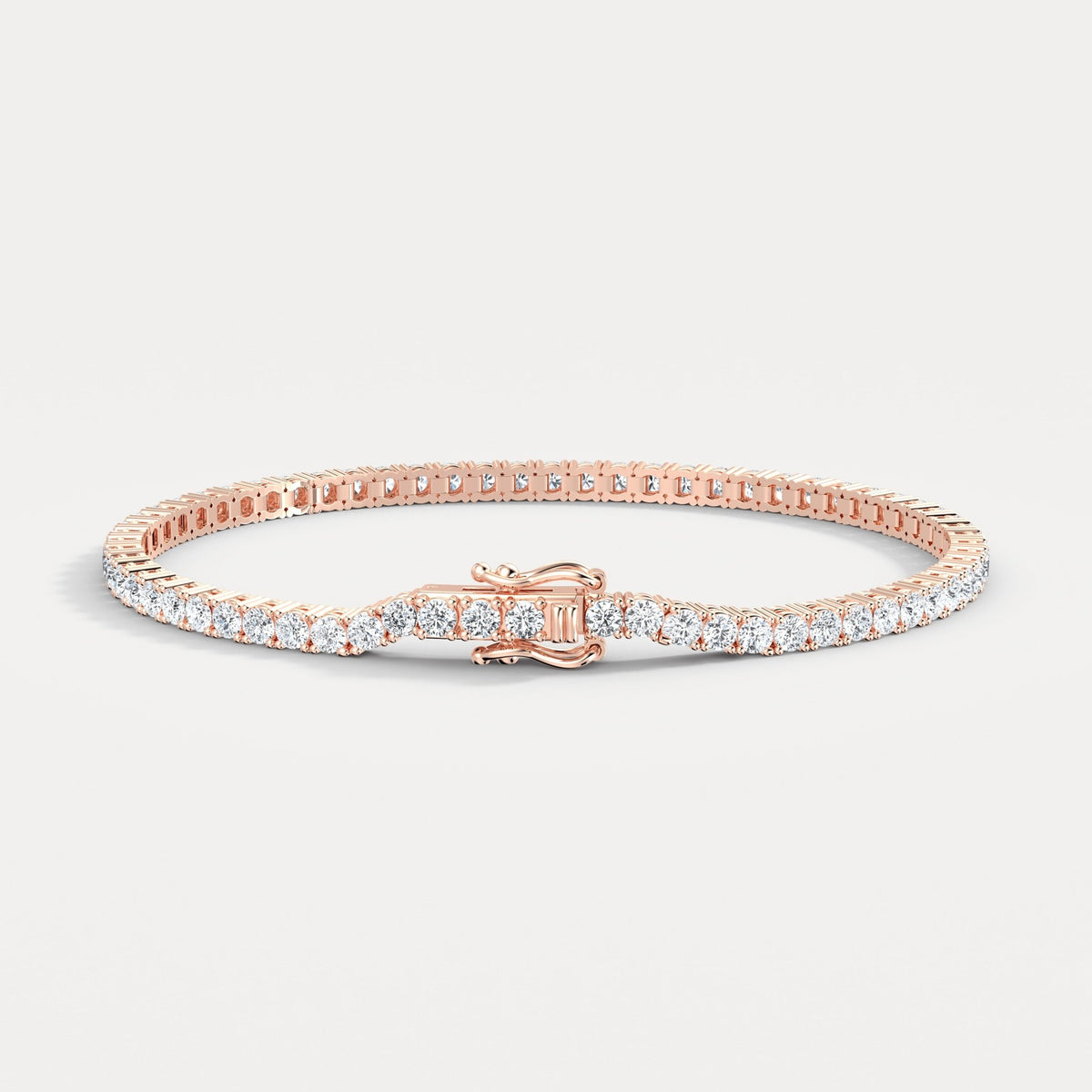 5Carat Lab - Grown Diamond Tennis Bracelet in 14K Gold/Platinum – Classic & Timeless - Bracelets