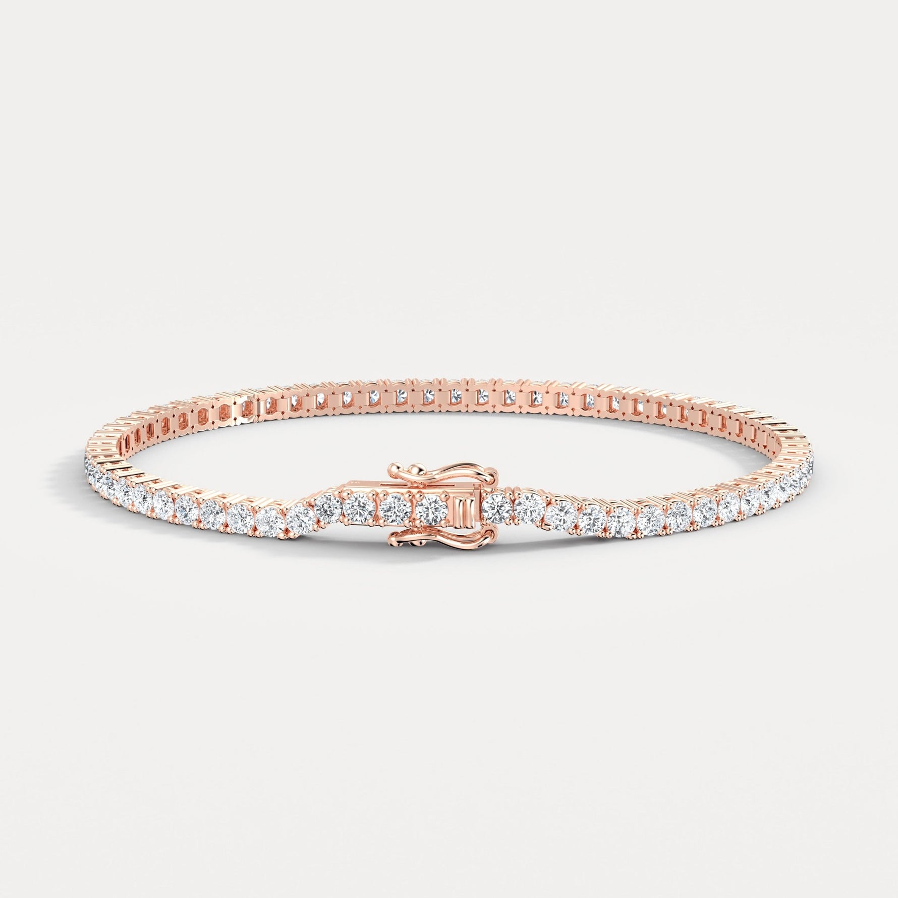5Carat Lab - Grown Diamond Tennis Bracelet in 14K Gold/Platinum – Classic & Timeless - Bracelets