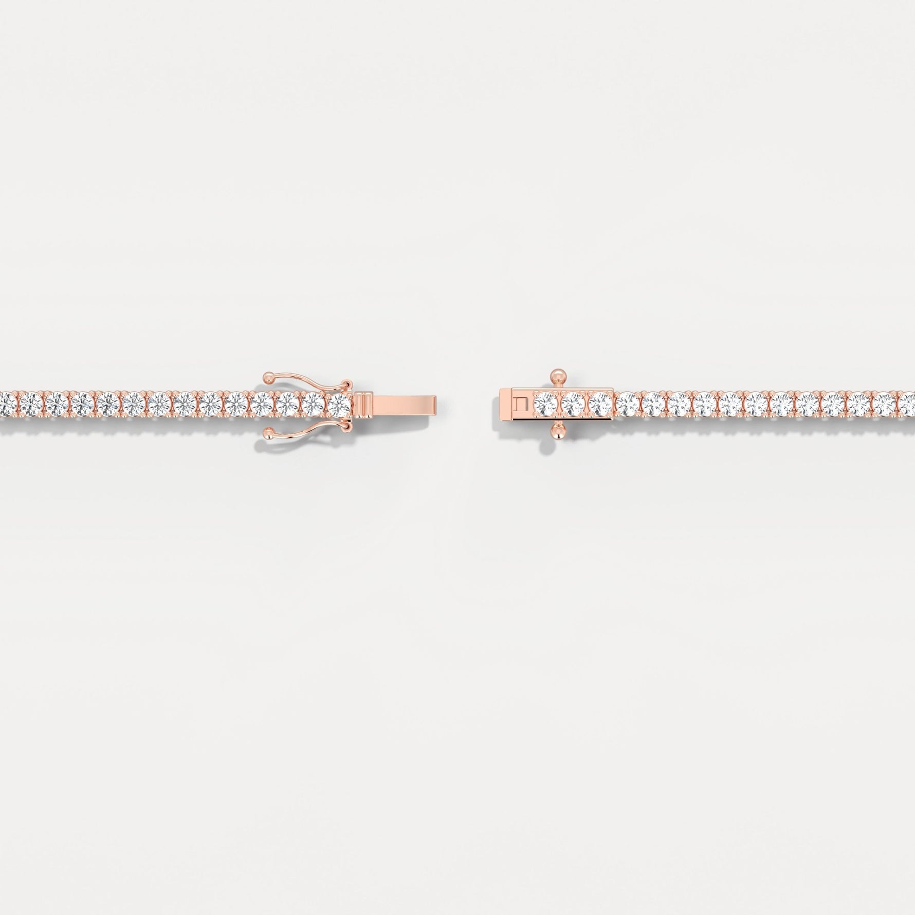 5Carat Lab - Grown Diamond Tennis Bracelet in 14K Gold/Platinum – Classic & Timeless - Bracelets