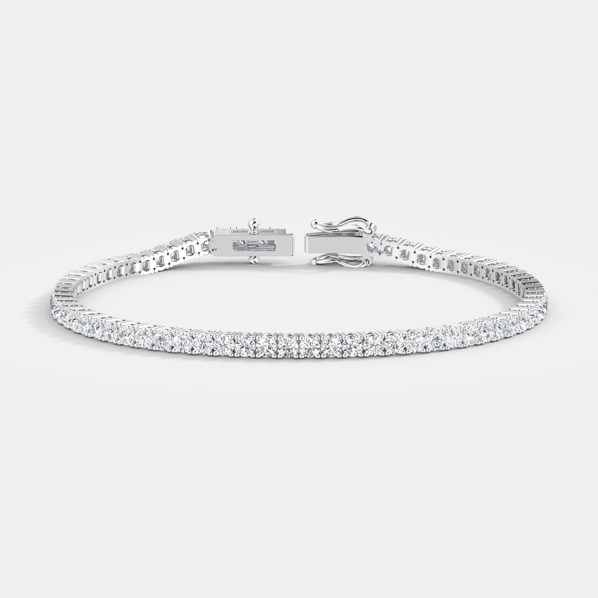 5Carat Lab - Grown Diamond Tennis Bracelet in 14K Gold/Platinum – Classic & Timeless - Bracelets