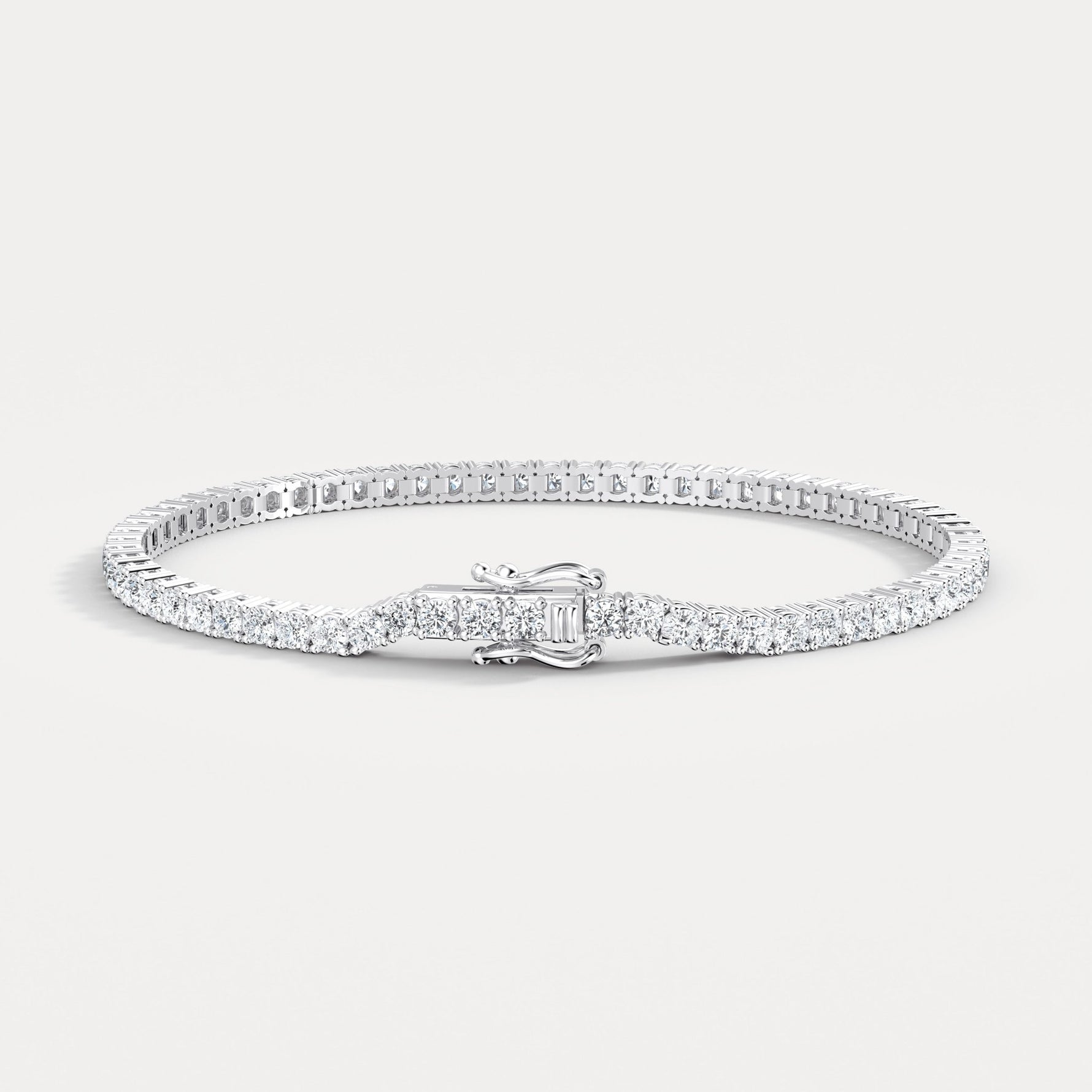 5Carat Lab - Grown Diamond Tennis Bracelet in 14K Gold/Platinum – Classic & Timeless - Bracelets