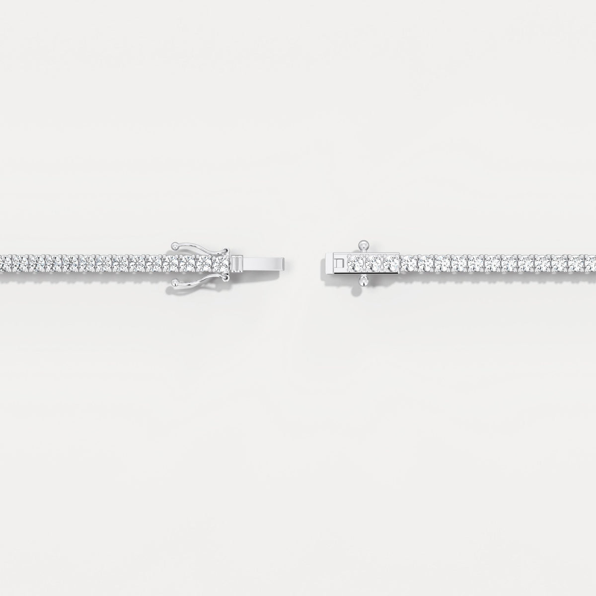 5Carat Lab - Grown Diamond Tennis Bracelet in 14K Gold/Platinum – Classic & Timeless - Bracelets