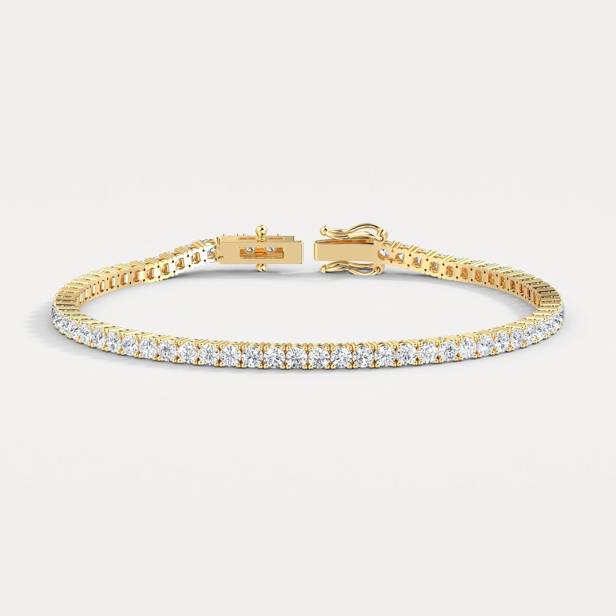 5Carat Lab - Grown Diamond Tennis Bracelet in 14K Gold/Platinum – Classic & Timeless - Bracelets