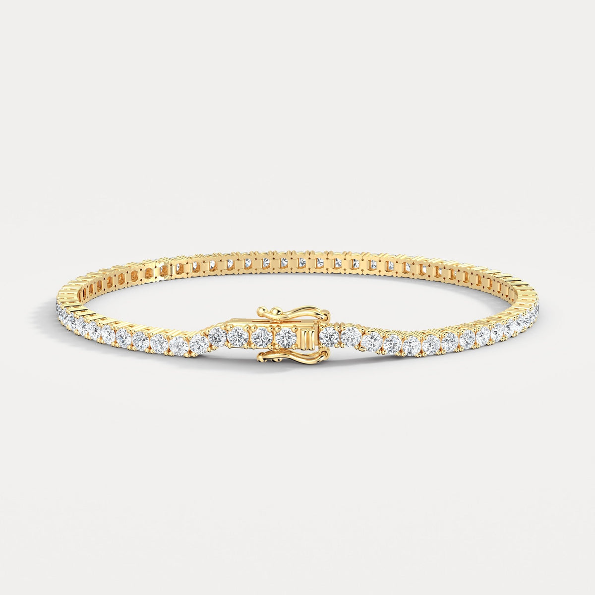 5Carat Lab - Grown Diamond Tennis Bracelet in 14K Gold/Platinum – Classic & Timeless - Bracelets