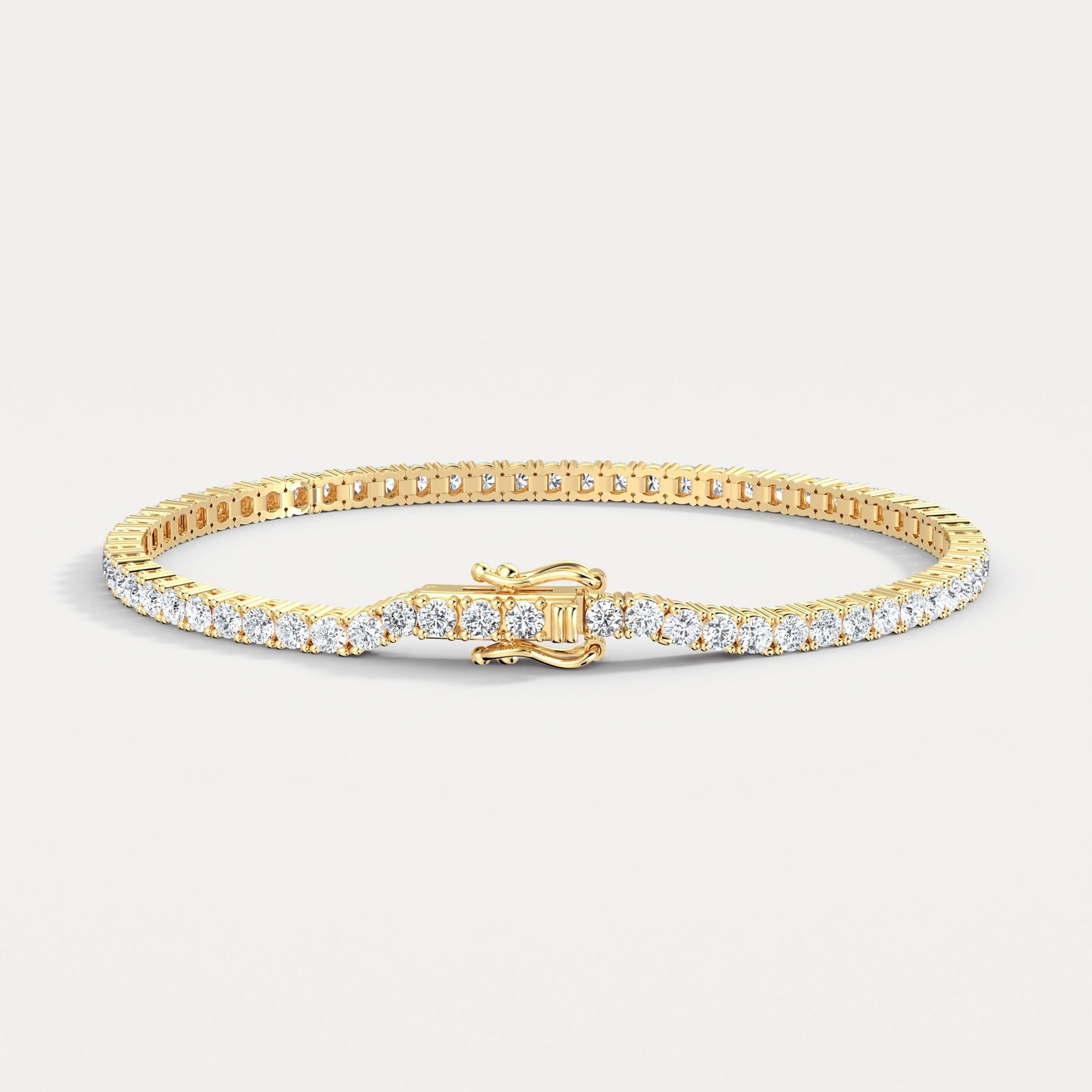 5Carat Lab - Grown Diamond Tennis Bracelet in 14K Gold/Platinum – Classic & Timeless - Bracelets