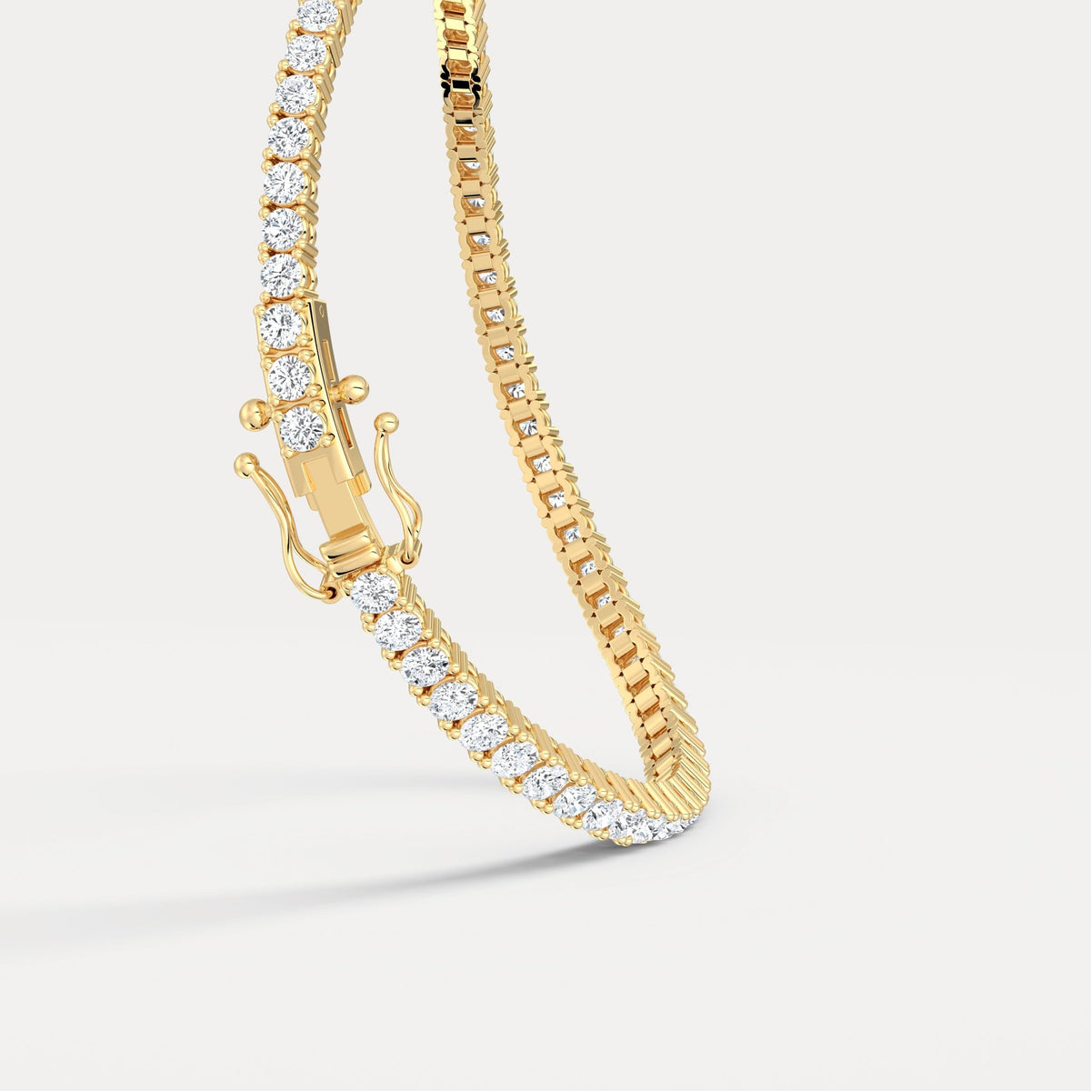 5Carat Lab - Grown Diamond Tennis Bracelet in 14K Gold/Platinum – Classic & Timeless - Bracelets