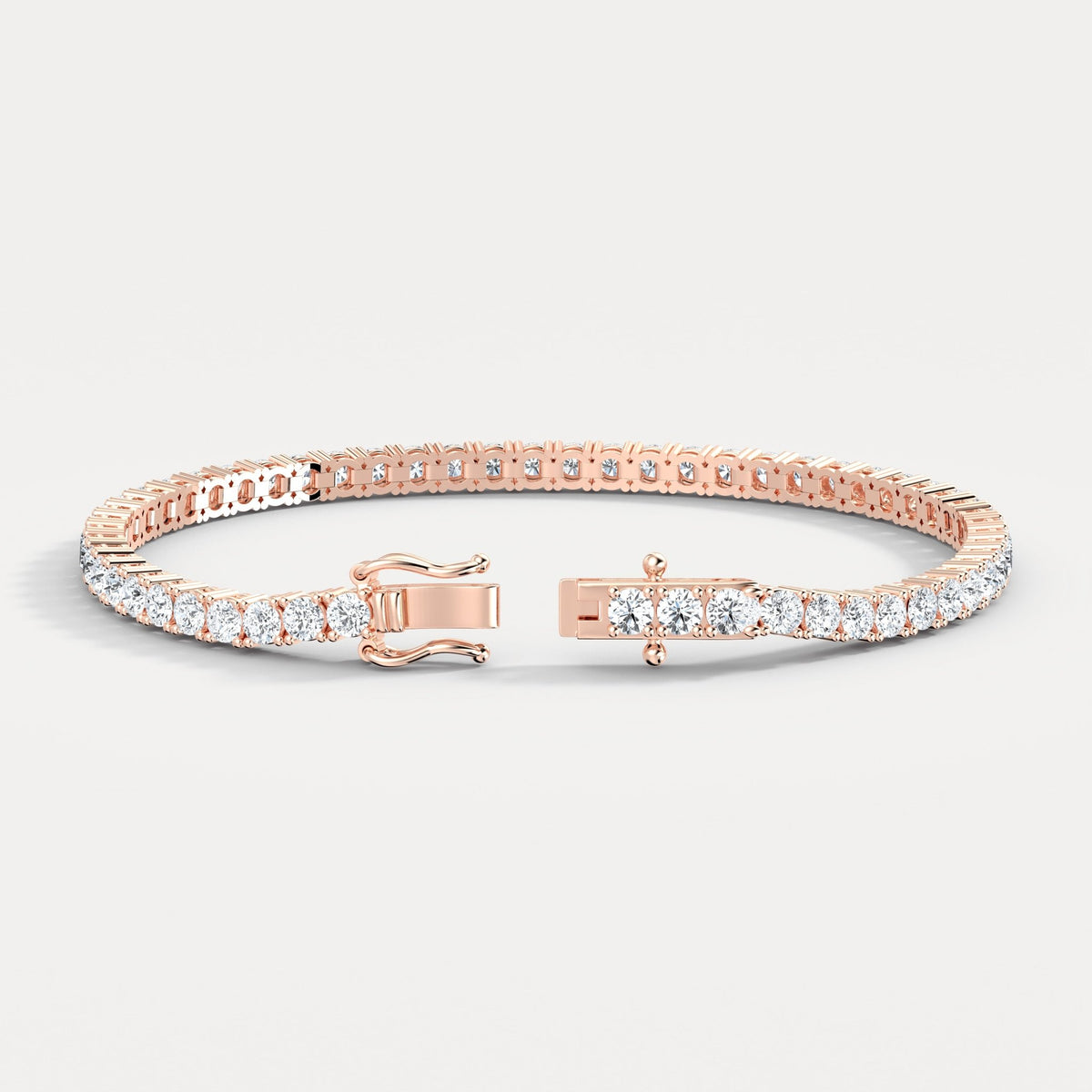 6Carat Lab - Grown Diamond Tennis Bracelet in 14K Gold/Platinum – Classic & Timeless - Bracelets
