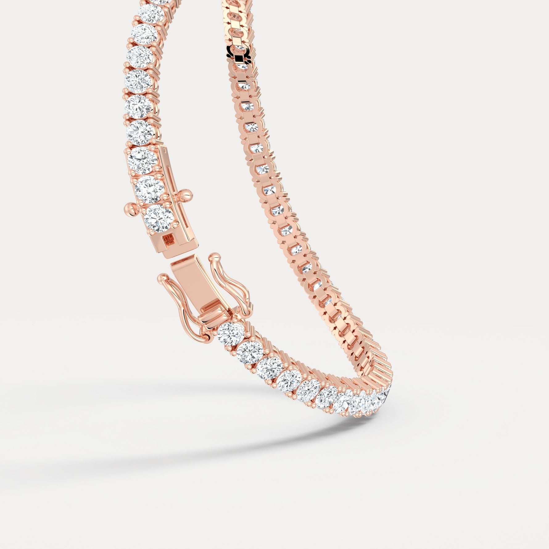 6Carat Lab - Grown Diamond Tennis Bracelet in 14K Gold/Platinum – Classic & Timeless - Bracelets