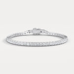 6Carat Lab - Grown Diamond Tennis Bracelet in 14K Gold/Platinum – Classic & Timeless - Bracelets