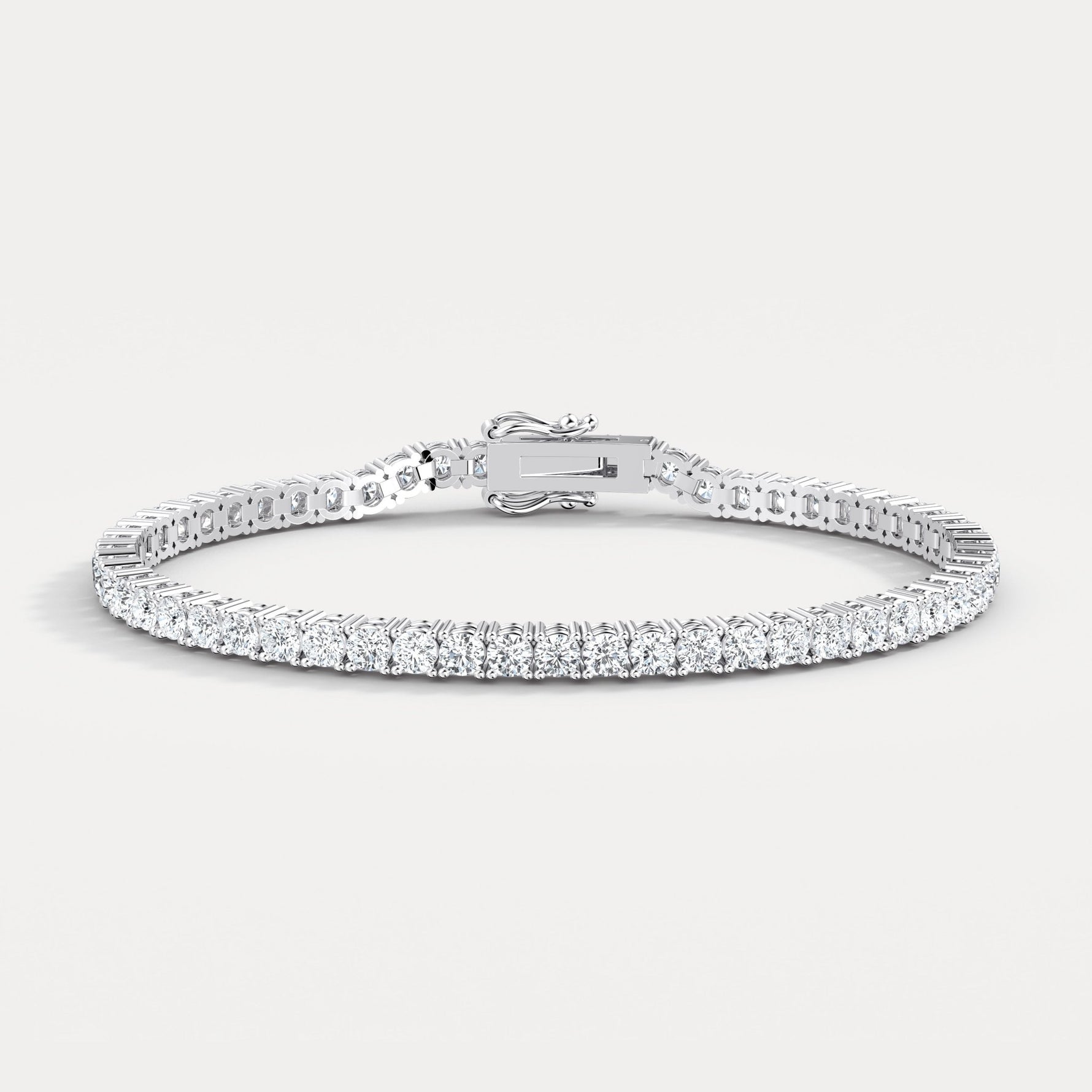 6Carat Lab - Grown Diamond Tennis Bracelet in 14K Gold/Platinum – Classic & Timeless - Bracelets