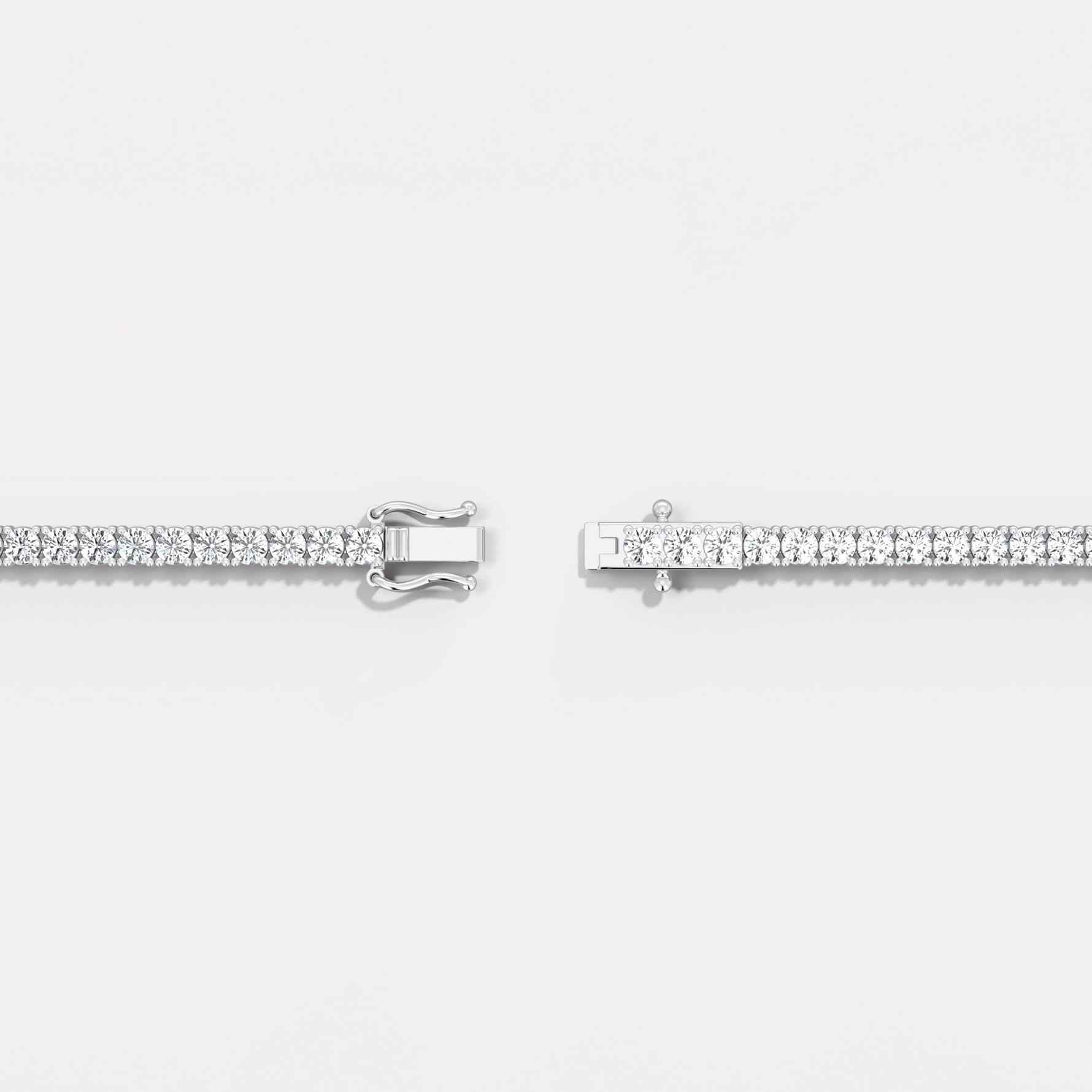 6Carat Lab - Grown Diamond Tennis Bracelet in 14K Gold/Platinum – Classic & Timeless - Bracelets