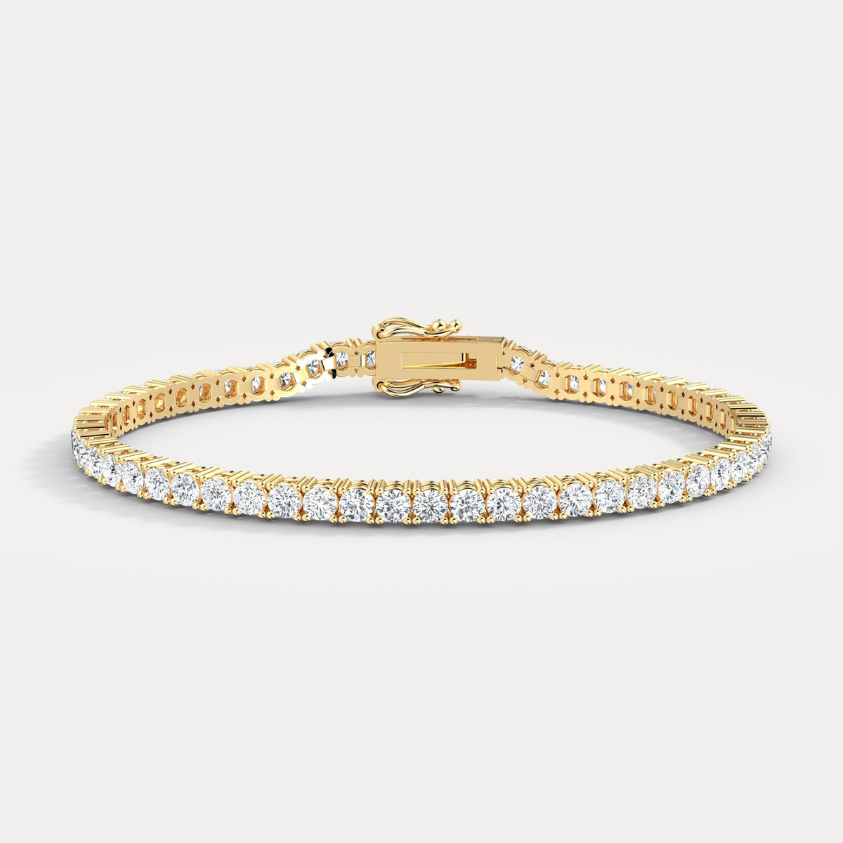 6Carat Lab - Grown Diamond Tennis Bracelet in 14K Gold/Platinum – Classic & Timeless - Bracelets