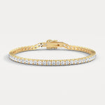 6Carat Lab - Grown Diamond Tennis Bracelet in 14K Gold/Platinum – Classic & Timeless - Bracelets