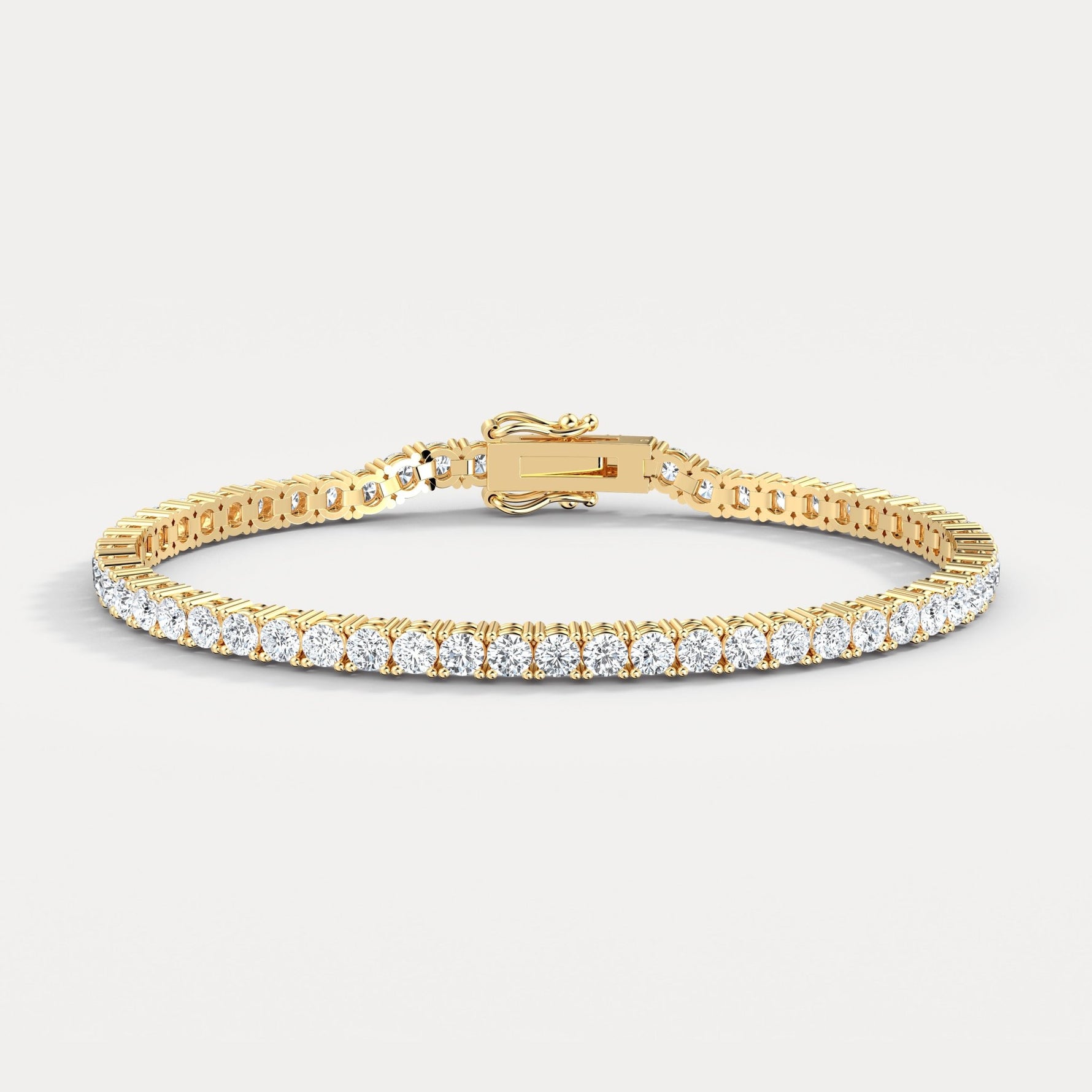 6Carat Lab - Grown Diamond Tennis Bracelet in 14K Gold/Platinum – Classic & Timeless - Bracelets
