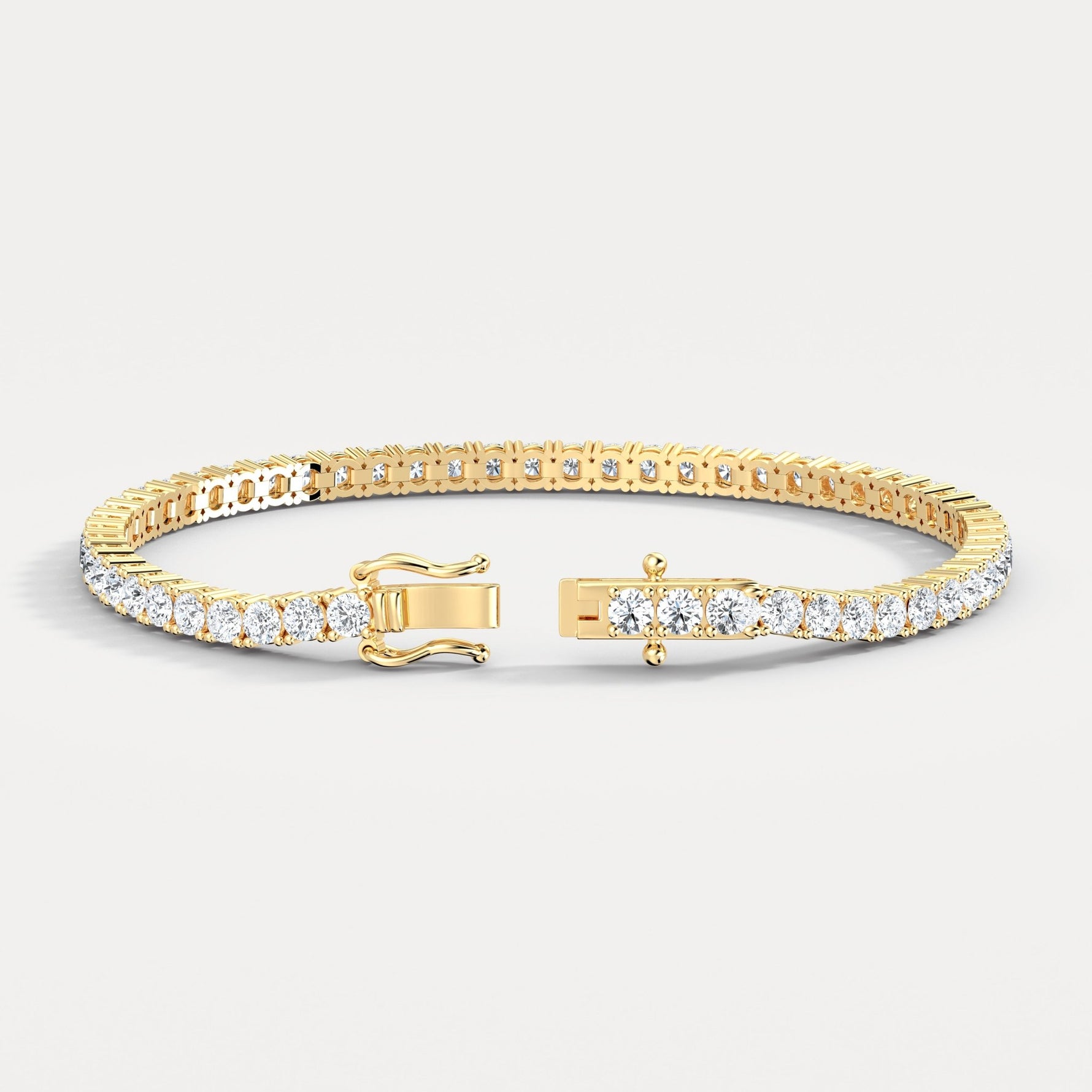 6Carat Lab - Grown Diamond Tennis Bracelet in 14K Gold/Platinum – Classic & Timeless - Bracelets